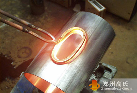 Stainless steel annealing heat treatment by high frequency induction annealing equipment