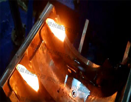 Quenching and heat treatment of harvester blades using medium frequency induction heating machine