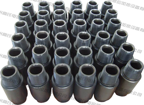  Quenching treatment of drill pipe joint adopts high frequency induction heating machine 