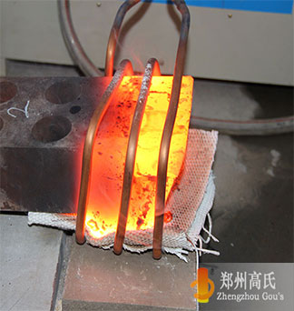 Large tool welding by medium frequency induction heating power supply