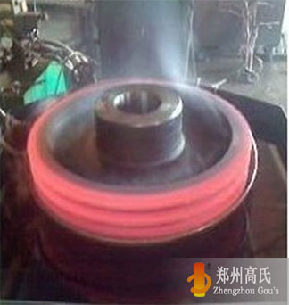  Quenching heat treatment of bearings by all-solid IGBT medium frequency induction heating equipment 