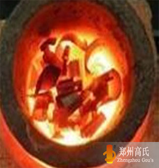 Metal scrap smelting by medium frequency induction melting furnace