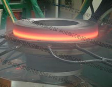  Medium frequency induction heating machine for quenching and heat treatment of walking wheels 