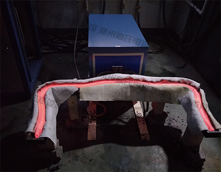  Quenching and heat treatment of stabilizer bar by medium frequency induction heating machine 