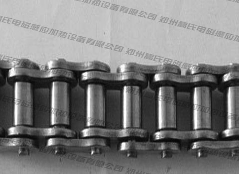  Quenching and heat treatment of chain by high frequency induction heating machine 